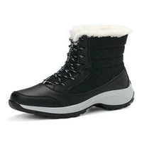 Daeful unise zimski čizbi plišane tople cipele midne teleći čizme za snijeg hodajuće listiće casual