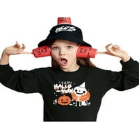 Licupiee Toddler Boys Girls Odjeća za Halloween bundeve pulover dukserice Crewneck dugih rukava