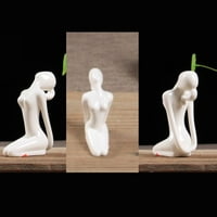 Yoone keramičke simulacije Yoga Girl Model Art Craft Home Cabinet Decor Decrect Decret