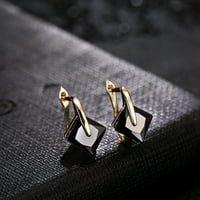 1 kair žene crne minđuše jednostavne viseće uho prstenovi uho nakit ukras poklon za zabavnim vjenčanim