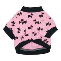 Odjeća za pse PET Ispiši tanak pamučni pulover Teddy Mynah od panda štenad male štenadske šnaucer proljeće,
