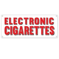 Elektronske cigarete oz Vinil banner sa metalnim grommeticama