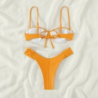FVWitlyh bikini setovi za žene 2xL kupaće kupaće komisije za žene plus veličine Split bikini Žene sakupljaju