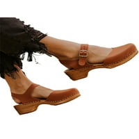 Colisha Dame Casual Cipes Anketa sa sandalama za pete za rudene ploče Sandale Ženske lagane šetnje cipele