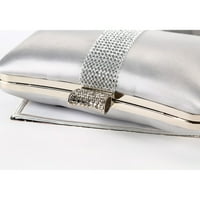 Dijamantna večernja torba ručno rađena banket za bankete na bankete Klasična torba u obliku jastuka
