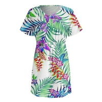 CatAlem ljetna haljina za žene za žene Ležerne prilike za plivanje pokrov V izrez Ljeto odjeća za plažu