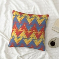Dekorativni jastuk, južnoamerički kružni tkanini Strip Squeses Square Sofa Dekorativni pleteni jastuk,