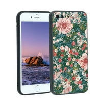 Kompatibilan sa iPhone Plus telefonom, cvjetnim kućištem, fleksibilni silikonski udarni futrov za iPhone