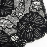 Žene Bešavne donje rublje čipke cvjetne gaćice gaćice Niski porast Donje rublje crna 2xl