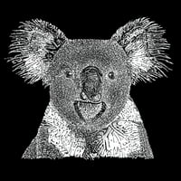 Pop Art ženska premium Blend Word Art Majica - Koala