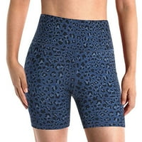 Atletske kratke hlače za žene ljeto visokog struka Biker Yoga gamaše Camo Leopard Print za mršavljenje