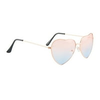 TOMA Sunčane naočale u obliku srca Okvir Vintage stil Zaštita očiju otporne na sunčane naočale