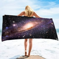 Prekrasan prostor Galaxy Nebula zvijezde na plaži ručnik za plažu mikrofiber ručnik za ručnik za ručnik