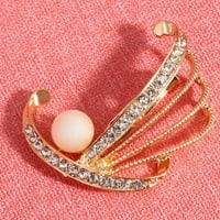 Southwit List Brooch za žene Modni kristalni nakit Ženske broševe i pinove