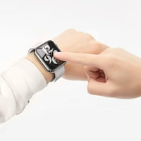 Slučaj s kaljenim staklenim zaštitnim zaštitom kompatibilan sa Apple Watch serijom, ultra tankim cijelim