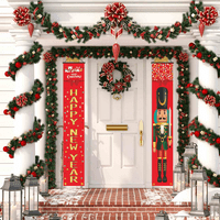 Nutcracker božićni ukrasi za ukrašavanje ulaznih vrata Vrtni vanjski dio