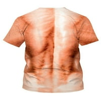 Groanlook muns ljetni vrhovi CREW CACT T košulje 3D digitalni print Regular Fit Majica Kratki rukav Muškarci Ležerne mišiće Ispiši modni okrugli okrugli ovratnik F272F M