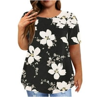 Olyvenn ženska plus veličina udobna bluza vrhovi velikim veličinama labave casual opuštena bluza trendy