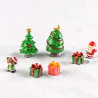 Pnellth lagana minijatura od minijature lijepe smole male ukrase za božićne stablo za dom