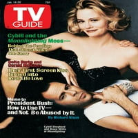 Moonlighting, Cybill Shepherd i Bruce Willis, TV vodič, 14. i 20. januara 1989. TV vodič Kućište Everett