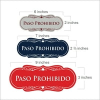 Znakovi Bylita Designer Spanish Paso Fliflidoo znak - mali