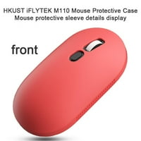 Bežični miš poklopca protiv pada silikonskih rukava za Iflytek M110, ružičasta