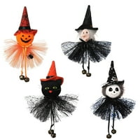 Sufanic Halloween visi bundeve vještica crne mačke u zatvorenom vještica privjesak dekor