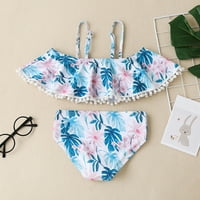 Akiihool Baby Girls 'kupaći kostimi za djevojke' mahina upf sport sport halter bikini kupaći kostim