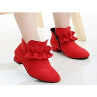 Avamo Kids kratke čizme Udobne cipele za gležnjeve plinovane princeze Boot Girl Winter Cipele Djevojke