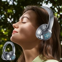 Bluetooth slušalice preko uha sa mikrofonom dubokih bas bežičnih slušalica preko uha, slušalice za otkazivanje buke, sklopive slušalice sa udobnim proteinskim ušima, 5.2