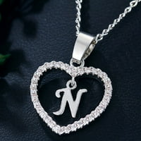 Xinqinghao modni ženski poklon engleskog slova naziv lanaca privjesak ogrlice nakit srebrni p
