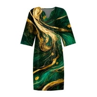 Clearsance YoHome Ljetne haljine Žene Ljetni modni Ležerni cvjetni print V izrez Half rukav haljina