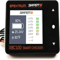 SPEKTRUM XBC Smart baterija i servo upravljački program za RC: SPMXBC100, crni, provjera baterije sa