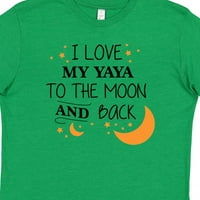 Inktastic Volim svoju Yaya do Mjesec i Back Youth Majica