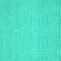 Ahgly Company Indoreni pravokutnik Sažetak tirkizne plave suvremene prostirke savremene površine, 7 '10'