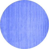 Ahgly Company u zatvorenom okruglom sažetkom plavih prostirki savremene površine, 5 'krug