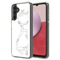 Oznaka tanka futrola za telefon kompatibilna za Samsung A 5G, joga za crtanje, lagana, fleksibilna,