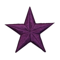 Ljubičasta zvijezda patch noćni nebo zanatski emblem vezeno željezo na Applique