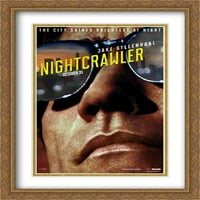 Nightcrawler dvostruki matted Veliki veliki zlatni ukras uokvireni filmski otisak