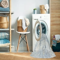 Ahgly Kompanija Mašina za pranje u zatvorenom pravokutniku Sažetak lagana čelika Plava područja, 2 '3'