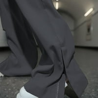 Dianli pantalone za žene visokog struka višestruki džepovi kombinezon Solid Street Style Design Sense