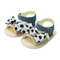 Djevojke Sandale Open Toe Bowknot Cipele Prvi šetači cipele Summer Toddler Ravne sandale