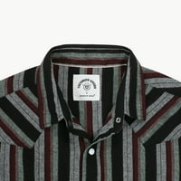 Dubinik® muns flannel majice s dugim rukavima biserni zvučni tasteri zapadni kaubojski vintage radno