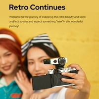 Aibecy Lu Junior Retro Camera Flash GN 6000K Color Temperature Auto & Manual Modes 1 1- Flash Power