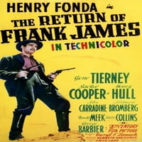 Henry Fonda u Povratku Franka Jamesa Poster