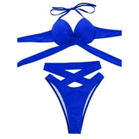 Adviicd kupaći kostim za ženeWomens plus veličina plivanja kaprisa visokog struka plivajuće hlače nacrtavanje