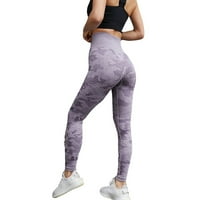 Žene vježbanje kamuflaže gornje tajice Fitness Sport Yoga hlače Napomena Molimo kupiti jednu ili dvije