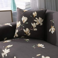 Ispisani kauč na kauču Stretch Couth pokriva kauč na razvlačenje za jastuk kauč i loveseat sa dva besplatna