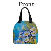 Prijenosna torba za ručak cvjetna tratinčica Ženska torba za ručak za prodaju za djecu za djecu za školu