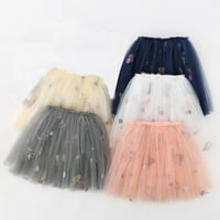 B91XZ Ljetne haljine Djevojke za djecu s debljinom Ljetna modna haljina princeza haljina casual haljina